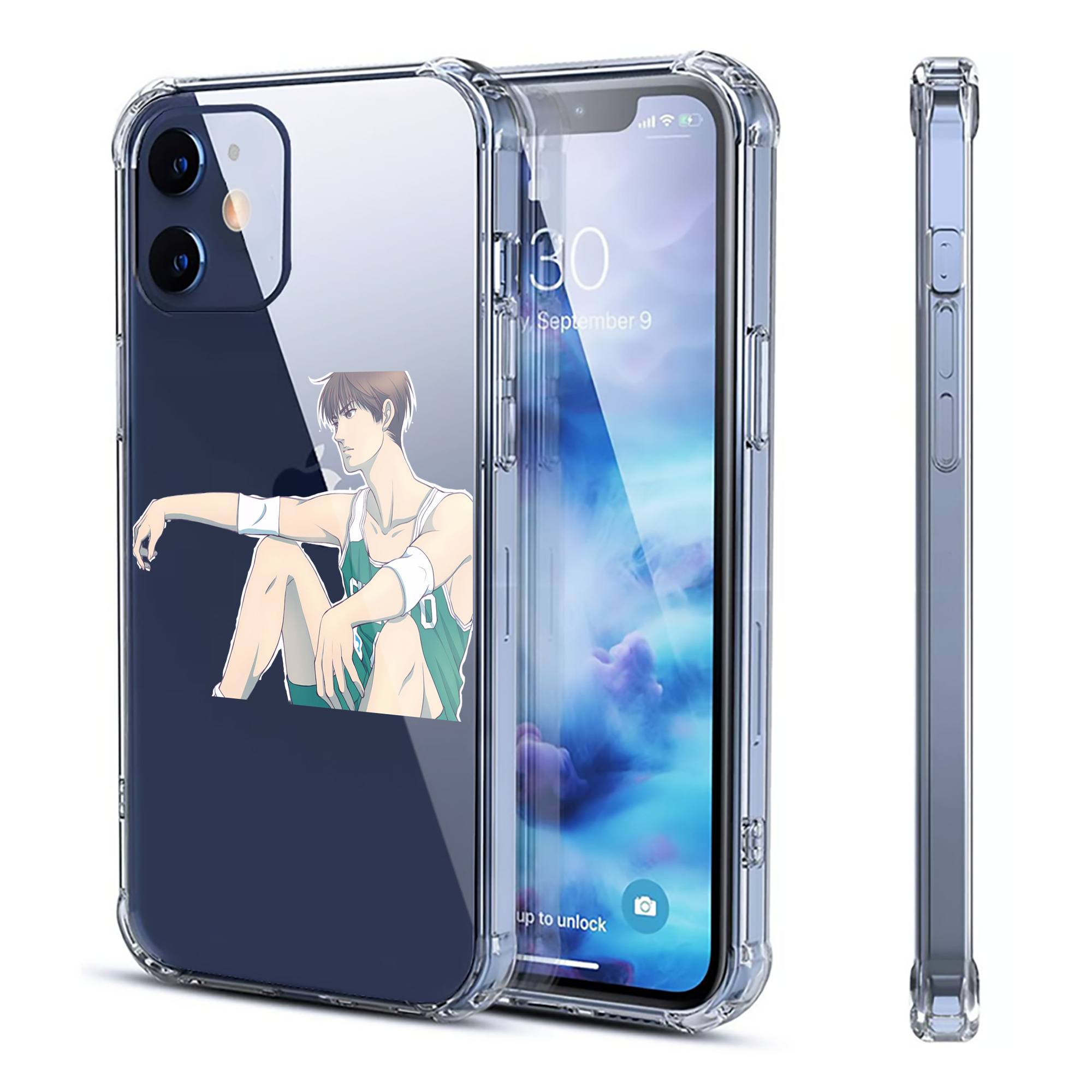 （画像用） SLAM DUNK／スラムダンク 【iPhone 12シリーズ対応】透明スマホケース（クリアソフトケース）